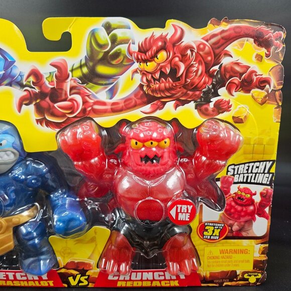 Heroes Of Goo Jit Zu Stretch Strikers Sir Thrashalot Vs Crunch Redback Versus - Picture 3 of 6